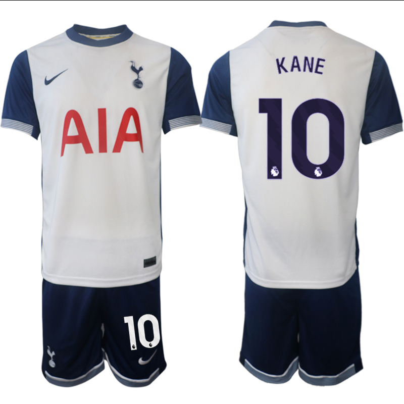 Men 2024-2025 Club Tottenham home White #10 Soccer Jersey